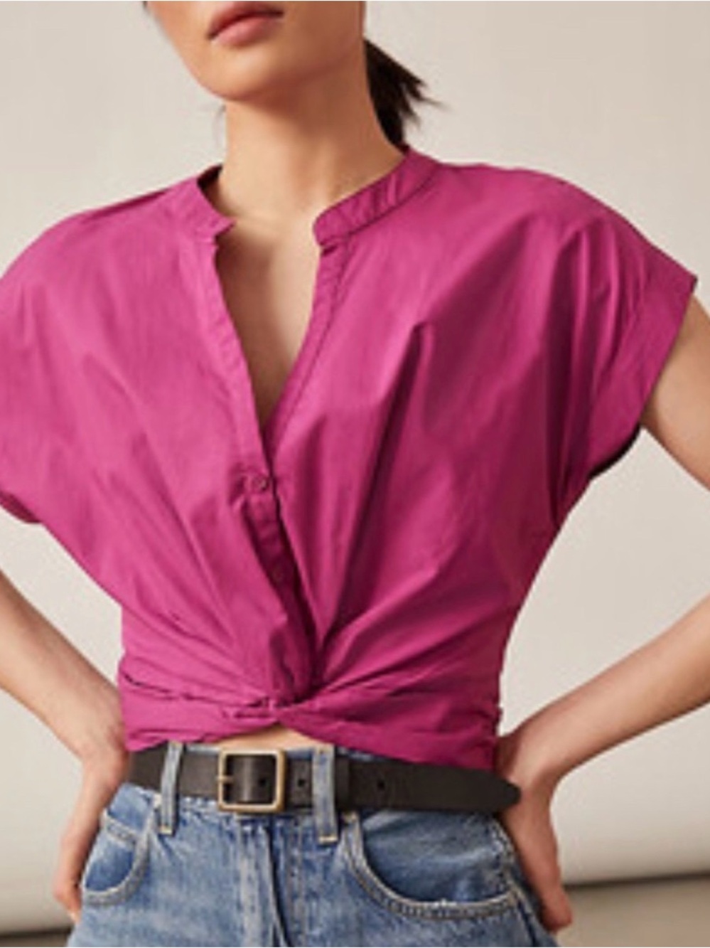 Sunday in Brooklyn Twist Front Top Size XS